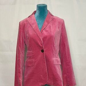 Y2K Pink Velvet Blazer by‎ Jones New York size 4 petite